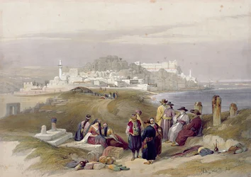 Jaffa, das antike Joppa, 16. April 1839, Tafel 61 aus Band II von 