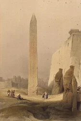 Obelisk von Luxor, aus "Ägypten und Nubien", Bd.1