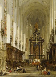 Das Innere von St. Pauls Antwerpen