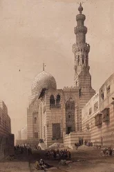 Grab von Sultan Qayt-bay im östlichen Friedhof oder Gräber der Kalifen, Kairo