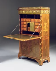 Neoklassizistischer Sekretär a Abattant, ca. 1775