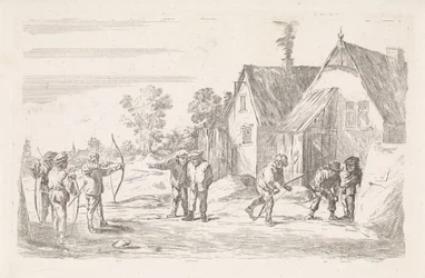 Bogenschützen (Serie: Genre-Szenen im Freien)