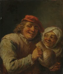 Alter Mann und Frau, 1700er