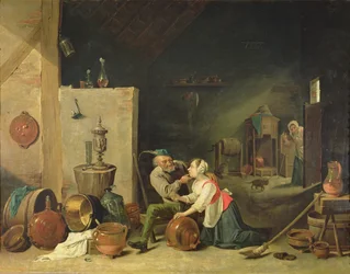 Der alte Mann und der Diener, 1800