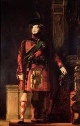 George IV. (1762-1830) in Highland-Kleidung, 1830