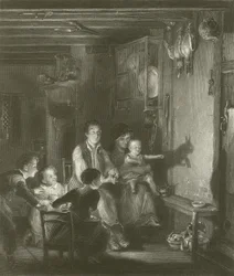 Der Hase an der Wand