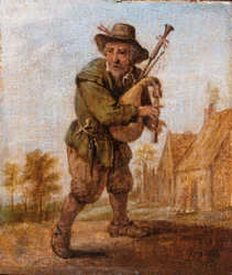 Ein Dudelsackspieler