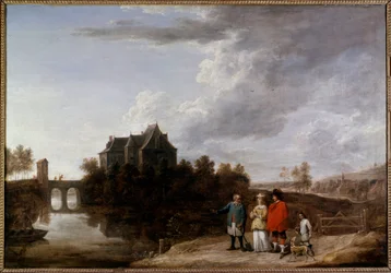 Das Schloss von Teniers in Perck