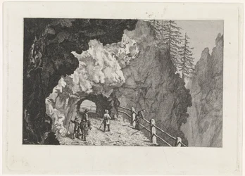 Durchgang in den Felsen