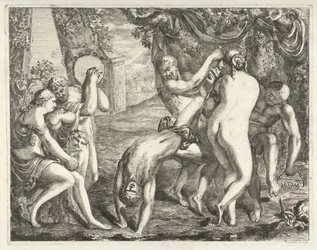 Landschaft mit einem Bacchanal
