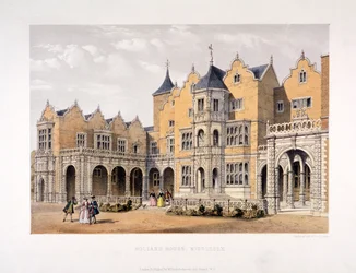 Holland House, Kensington, London, ca. 1850