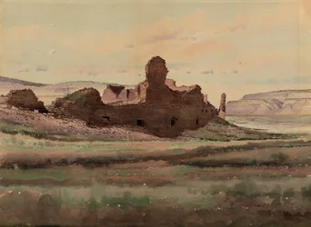 Pueblo Bonito Ruine, Chaco Canyon, New Mexico, 1888