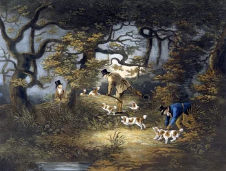 Schießen, Platte 1, graviert von R.G. Reeve