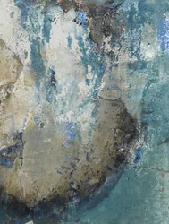 Blaugraue Patina