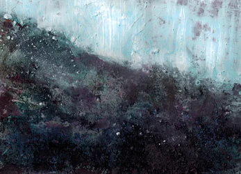 Dunkle Winter-Meereslandschaft