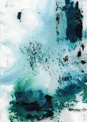Tiefblau-Grüner Fluss