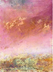 Ätherischer Rosa Horizont