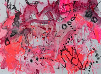 Lebendiges Pinkes Abstrakt