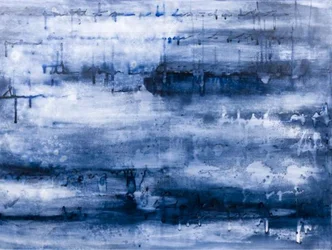 Verwaschene Blaue Töne