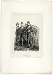 Artilleristen, aus Souvenirs d’Italie: Expédition de Rome