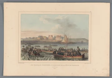 Franzosen erobern das Vlaams Hoofd, 1832