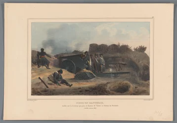 Geschütz in Aktion, 1832