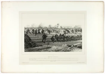 Hinterhalt der leichten Infanterie, aus Souvenirs d’Italie: Expédition de Rome