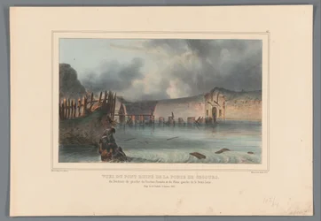Zerstörte Brücke, 1832