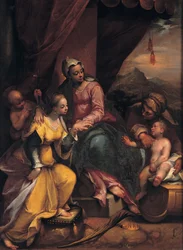 Die mystische Hochzeit der Heiligen Katharina, 1590