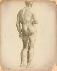 Studie einer männlichen Figur