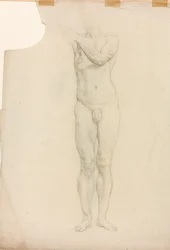 Studie einer männlichen Figur