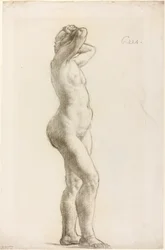 Studie einer weiblichen Figur, um 1906-07