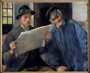 Zeitungslesung