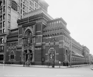 Pennsylvania Academy of the Fine Arts, Philadelphia, Pennsylvania, USA, um 1900