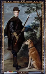 Porträt des Kardinalinfanten Ferdinand von Österreich in Jagdkleidung