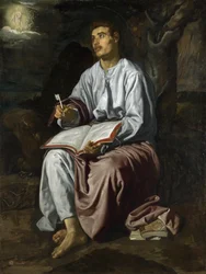 St. Johannes der Evangelist auf der Insel Patmos, um 1618