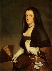 Die Dame mit dem Fächer, ca. 1640, 1946