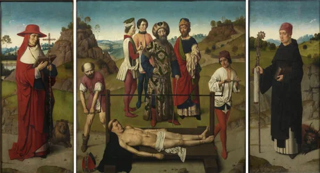 Triptychon des Martyriums des heiligen Erasmus