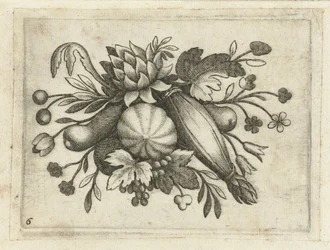 Feston von Früchten