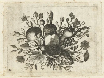 Feston von Früchten