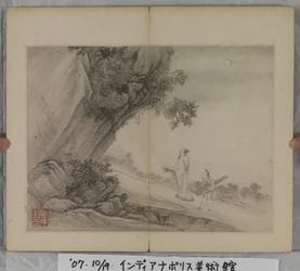 Album mit Landschaftsgemälden