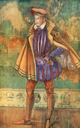 Ein Mann aus der Zeit von Elisabeth I. 1558-1603