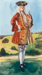 Ein Mann aus der Zeit von Georg I 1714-1727