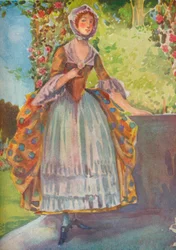 Eine Frau aus der Zeit von George II, 1907