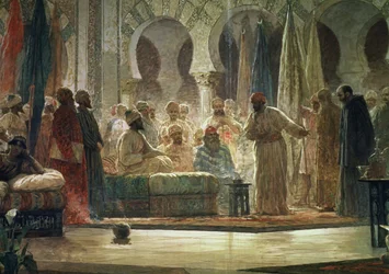Abd al-Rahman III. (891-961) empfängt den Botschafter