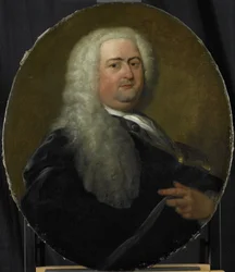 Porträt von Adriaen Paets, Direktor der Rotterdamer Kammer der Niederländischen Ostindien-Kompanie, gewählt 1734