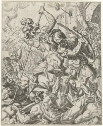 Flucht der assyrischen Armee