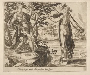 Derjenige, dem das Glück spielt, wird fröhlich tanzen aus Sechs Sprüchen über das Glück, ca. 1560