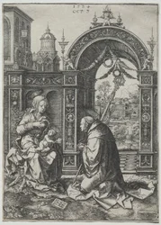 Die Vision des Heiligen Bernhard, 1524
