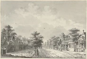 Ansicht des Dorfes De Bilt von der Hollebeld aus